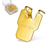 Lyreh 20 Uds Garras Colgar Cuadros Paneles Yeso, Acero Inoxidable Sin Clavos para Espejos con Capacidad de Hasta 18,14kg para Marcos Fotos Espejos y Obras Arte