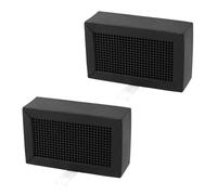 Lyreh 2uds Filtro Impresora 3D para Bambu Lab, 8,2x5x2,7cm Carbón Activado Premium Purificador Impresora 3D Prácticos Accesorios Purificación para Bambu Lab X1C/P1P/P1S/X1/X1E (Negro)