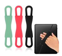 Lyreh 3 Pzs Correas de Mano para Kindle, Comodo Cintura di Lettura Estensibile per Tablet Accessori Lettura a Letto Adatta a Dispositivi da 10,16-20,32 cm (Nero, Rosso, Verde)