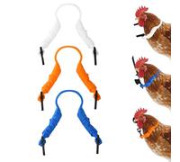 Lyreh 3uds Brazo de Pollo Impreso en 3D para Poner, Accesorios Graciosos Aves Decoración Divertida de Gallinero Bromas Granja Props Fotográficos para Gallinas Gallos