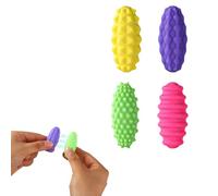 Lyreh 4uds Bolas Sensoriales Magnéticas Silicona, Divertidas Bolas Antiestrés para Autismo Juguetes Antiestrés Imán Texturizado Ideales para Mujeres Hombres Niños Adolescentes Adultos Regalo