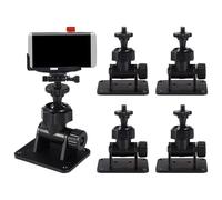 Lyreh 4uds Soporte de Pared para HTC Vive/Valve Index/Vive Pro Estación Base, Rosca 1/4" Autoadhesivo Universal Minisoporte de Pared Accesorios para Oculus Rift Sensores