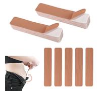 Lyreh 50uds Cinta para Abdominal, 25x5cm Nailon Mujeres Niñas Realzar Piel Abdomen Espalda Accesorios Prácticos para Embarazo Vestidos Sin Espalda Moldeadores Corporales Bodas Fiestas