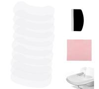 Lyreh 9 pzs Adhesivos con Ventosa para Stokke Tripp Trapp Bandeja, Forma de Maní Adhesivo con Ventosa Bandeja Mantel Individual Adhesivo para Trona Cuencos Platos y Juguetes Fijación