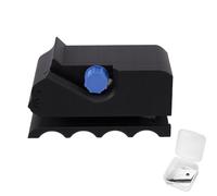 Lyreh Cortador de Cartón para Gatos con 10 Cuchillas Repuesto, con Impresión 3D en Forma Gatito Manual Herramienta Corte Cartón Rascadores de Gatos para Amantes Las Mascotas (Negro)