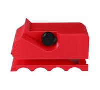 Lyreh Cortador de Cartón para Rascar Gatos, Herramienta Corte de Cartón para Rascar Gatos Manual con Forma Gatito Impresa en 3D con Cuchilla Accesorio Mascotas(Rojo)