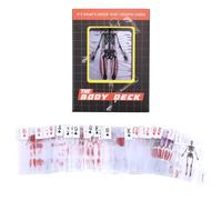 Lyreh Naipes de la Baraja del Cuerpo, Índice Estándar Baraja Cartas Imagen 3D Educativa Impermeable Naipes Anatomía Humana Coleccionistas Cartas Aficionados Anatomía Regalos