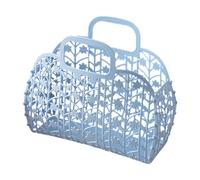Lyricalist - Bolso de playa de jalea para niñas, bolso de viaje | Bolso de mano divertido y reutilizable, portátil para niños y niñas, ideal para salidas y vacaciones, azul, Se référer au descriptif