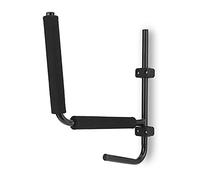 lyrlody 2 Piezas Estante para Kayak Portador y Canoa, Soporte de Pared con Accesorios Almacenamiento de Kayak Suspensión Negro Carga 70 kg