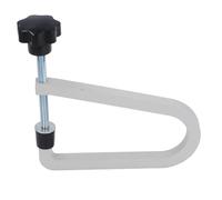 lyrlody Abrazadera para Puente de Guitarra Acústica, Abrazadera en C de Alcance Profundo, Construcción Robusta de Acero Fundido con Perilla Grande para Reparación de Guitarra, Man (R258 Gris)