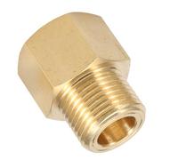 lyrlody Adaptador de Tanque de CO2 W21.8 CGA320, Convertidor de Latón a Regulador de Barril para Acuario, Pecera (CGA320 convertida a W21.8)