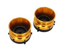 lyrlody Adaptadores de Concentrador NAB, 1 par de Abridores de 10 Pulgadas, Pulido en Oro, Fácil Instalación, Cargador Universal, Estructura Fuerte para Altavoz