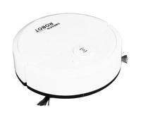 lyrlody Aspiradora Robot Inalámbrica, Robot de Limpieza Inteligente con Sensor Anticaídas, 2 Cepillos Laterales, 400mAh, Carga Automática, 40mm de Altura, Filtro Incluido, para Suelos de