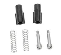 lyrlody Belt Press Screw Spring Kit, M3 Thread para RT | Acero inoxidable mecanizado CNC, 2 tornillos, 2 manguitos, 2 resortes, resistente a la corrosión, accesorio de reparación
