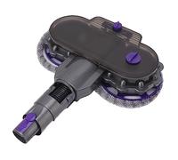 lyrlody Cabezal de Limpieza de Trapeador Eléctrico ABS Aspirador Accesorio de Trapeador Absorción de Polvo Giratorio de 180 Grados para Limpieza de Pisos Oficina en el Hogar para V10 Slim V12 Slim