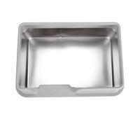lyrlody Caja de para Gatos de Acero Inoxidable, Diseño Cerrado con Paredes Altas, Fácil de Limpiar para Gatos Pequeños y Medianos, Ideal para Aprender a IR Al Baño y Vivir sin Desorden (Talla