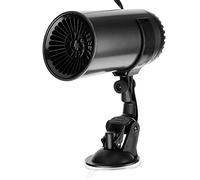 lyrlody Calentador-Descongelador, 150W Calefactor de Auto Ventilador 2 en 1 Descongelador de Auto, para Parabrisas con Material ABS Enchufe de 12V