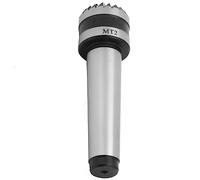lyrlody Centro Vivo Contrapunto Centro de Torno Torno de Madera Herramienta de Torneado MT1 MT2 Precisión de 0.01mm, Soporte de Torneado Suave con Contrapunto Taladrado para de (2)