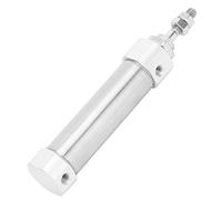 lyrlody Cilindro de Aire Neumático Mini Cilindro de Aire de Doble Acción de Acero Inoxidable Diámetro de 16 Mm Puerto M5 X 0,8 de 10 a 30 Mm para Equipos de Automatización y Control Neumático