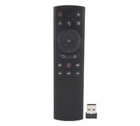 lyrlody Control Remoto de Voz Inalámbrica, Control Remoto de Radio 2.4G con Control de Voz y Función del Mouse, para el de PC de Caja de TV Compatible con Cajas G10S G20S