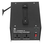 lyrlody Convertidor de Voltaje 1500W, Regulador 110-240V Subida/Bajada con Disyuntor, para Electrodomésticos (Enchufe de la UE)