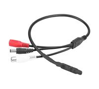lyrlody Dispositivo de Recogida de Elección de Sonido de Alta Sensibilidad, Rango de Monitoreo Amplio, Compatible con Varios Dispositivos CCTV Micrófono con Cable Utilizado para TV DVR VCR