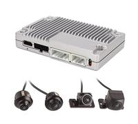 lyrlody Envolvente con Vista de Pájaro de 360 Grados para Automóvil HD de 1080P, Metal, Cuenta con Vista Múltiple 2D 3D, Admite Grabación de Gran Angular para Estacionamiento Seguro