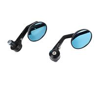 lyrlody Espejo Retrovisor Redondo para Motocicleta, Espejo Retrovisor de Aleación de Aluminio, Ajuste de 360 grados, 15 X 10 X 8 Cm, para Ciclistas, Scooters, Desplazamientos y Modificaciones en