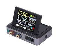 lyrlody Fuente de Alimentación Portátil DC, Fuente de Alimentación Variable Ajustable Conmutada de 0-30V 0-5A 0-150W, Pantalla IPS de 2.8 Pulgadas para Mantenimiento y Depuración