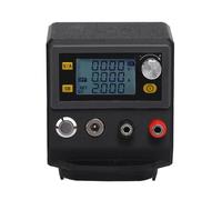 lyrlody Fuente de Alimentación Regulada de CC de 35 W ABS Fuente de Alimentación Reductora Portátil de 0,6 A 30 V Pantalla Digital de 0 A 4 A para Pruebas de Banco Reparación de Campo y para BL1815