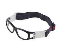 lyrlody Gafas de Baloncesto Gafas Deportivas para Niños Lentes Protectoras Ajustables de Policarbonato con Lentes Intercambiables para Baloncesto Fútbol Ciclismo (5-15 Años) (BLACK)
