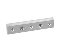 lyrlody Guía de Inglete Guía de Inglete T-Nut 100 200 300 450 Mm de Aleación de Aluminio Anodizado con Orificios M6 M8 para Tornillo T Abrazadera de Liberación (Control deslizante en forma de de