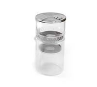 lyrlody Helada, Vidrio de Borosilicato de Extracción de té y café de 300 Ml con Cervecero de Goteo de Hielo para la Oficina en Casa