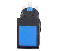 lyrlody Interruptor de Botón, Interruptor de Botón de Bloqueo Automático ABS AC DC 24V 5A con Indicador de Luz, de de Encendido de 25 Piezas para Paneles de Máquinas de Equipos de Control Industrial