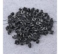 lyrlody Interruptor de Botón Táctil Push, Interruptor de Tachuela Autosuficiente para un Rendimiento Estable, 100 Piezas, Diseño Portátil con Fácil Instalación para PCB Uso