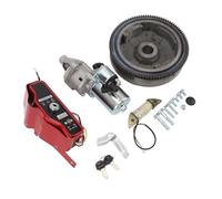 lyrlody Kit de Arranque Eléctrico Kit de Conversión de Arranque Eléctrico de Metal ABS para Motores GX340 GX390 con Caja de Interruptores de Volante de Motor para Usuarios de Motores Estacionarios