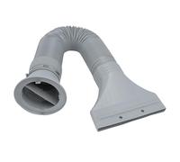 lyrlody Kit de Manguera de Escape HS-E420H, Conector Flexible para Cabina de Pulverización de Aerógrafo de 67 Pulgadas con Adaptador Plano, Ideal para Proyectos de Manualidades y Ventilación de