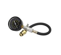 lyrlody Kit de Probador de Compresión, con Medidor de Presión 0-300PSI, Medición Rápida y Precisa, Manejo sin Esfuerzo, Compatible con Roscas de Bujía de 14 Mm y 18 Mm para Automóviles