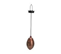 lyrlody Linterna LED Solar, Gota de Agua Hueca de Metal, Luz de Hadas para Exteriores, Batería AA Ni MH de 600 MAh Incorporada, Encendido Automático, Jardín, Patio, Porche, Decoración de Bodas