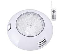 lyrlody Luces LED para Piscina AC12V RGB Luces LED para Piscina en ABS PC con Control Remoto IP68 Luz Impermeable de 50000 Horas para Acuario Hotel Iluminación de (25W)