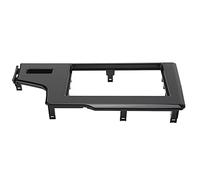 lyrlody Marco de Navegación ABS para Radio Estéreo de Coche 2DIN, Panel de Control Central Negro UV con Cubierta Antipolvo de Ajuste Preciso, Ocultación de Arañazos para Fit Jazz LHD 2013 2015