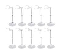 lyrlody Marco DE SOLDADORES DE DILAS DE 10 Pack Marco DE Soporte DE Mull para Figuras DE 6 Pulgadas con Resistencias Ajustables DE Base DE Plástico Resistentes para la Recolección DE Modelos DE
