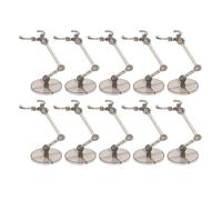 lyrlody Marco DE SOLDADORES DE DILAS DE 10 Pack Marco DE Soporte DE Mull para Figuras DE 6 Pulgadas con Resistencias Ajustables DE Base DE Plástico Resistentes para la Recolección DE Modelos DE