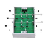 lyrlody Mesa de Fútbol de Mesa de Foosball de Fútbol con Poste de Aluminio Cromante para Disparos Rápidos de Aluminio Marcado de Tamaño Compacto Fácil para Reuniones Familiares