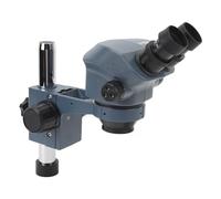 lyrlody Microscopio Estéreo Trinocular, Microscopio Trinocular ABS de 7X a 50X con Objetivo de Zoom de 0,7 a 5X Ocular WF10x22 para Inspección, Mantenimiento, Reparación de Joyas, Demostración Escolar