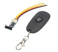 lyrlody Mini Relé Control Remoto, 433.92MHz, 3.5V a 12V | Transmisor Receptor Inalámbrico, Tiras LED y Bombillas, Cerraduras de Puerta y Zumbadores, Salida MOS 1A, Código de