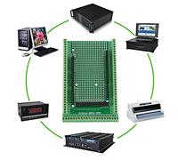 lyrlody Módulo de Tablero de Ruptura, Tablero de Ruptura de Bloques de Terminal Compactos, Enchufes de Encabezado Femenino para 26~16awg Kit de de Protección de Rango de Alambre