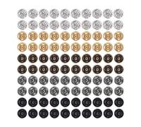 lyrlody Muñeca de 100 Piezas que Fabrican Botones a Presión, Botones de Metal de 5 Colores que Cosen con Diseño Ligero y Portátil para Ropa de Muñecas, Prendas de Mujeres, Hombres y Adolescentes,