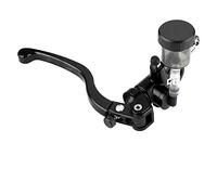 lyrlody Palanca de Embrague Hidráulica para Motocicleta Derecha, Aleación de Aluminio CNC, Excelente Rendimiento de Frenado, Compatible con Manillares de 22 Mm (BLACK)