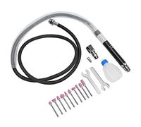 lyrlody Penado de Grabado Neumático, Kit de Matrinero de Micro Molinillo de Aire de Aleación de Aleación de Zinc con Control y Maniobrabilidad, para Pulir, Grabar, Bisear, Moler con Precisión y